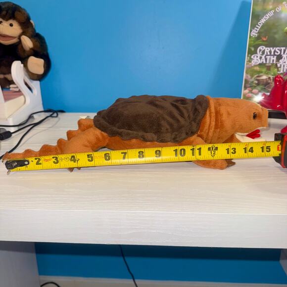 Bass Pro Shops Snapping Turtle Plush 15” Wildlife Artists EUC - Picture 7 of 8